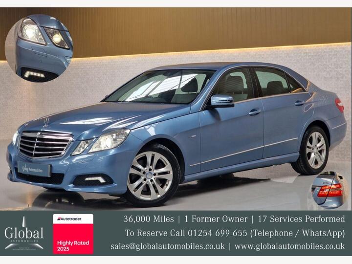 Mercedes-Benz E-CLASS 3.0 E350 CDI V6 BlueEfficiency Avantgarde G-Tronic Euro 5 4dr
