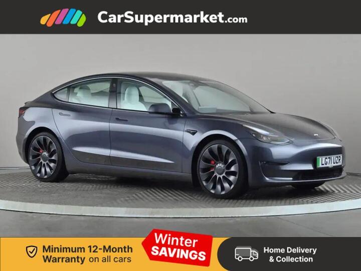 Tesla Model 3 (Dual Motor) Performance Auto 4WDE 4dr (Performance Upgrade)