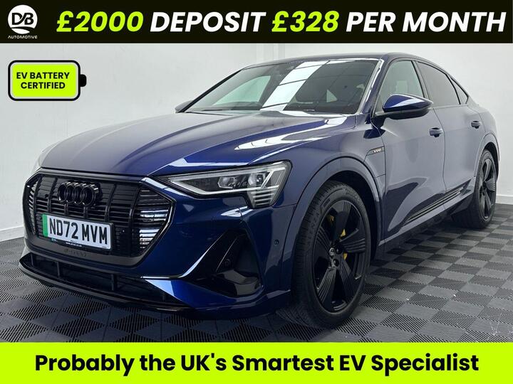 Audi E-TRON 55 S Line Sportback Auto Quattro 5dr 95kWh (11kW Charger)