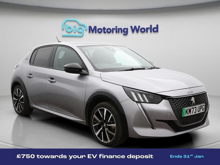 Peugeot E-208 50kWh GT Auto 5dr (7.4kW Charger)