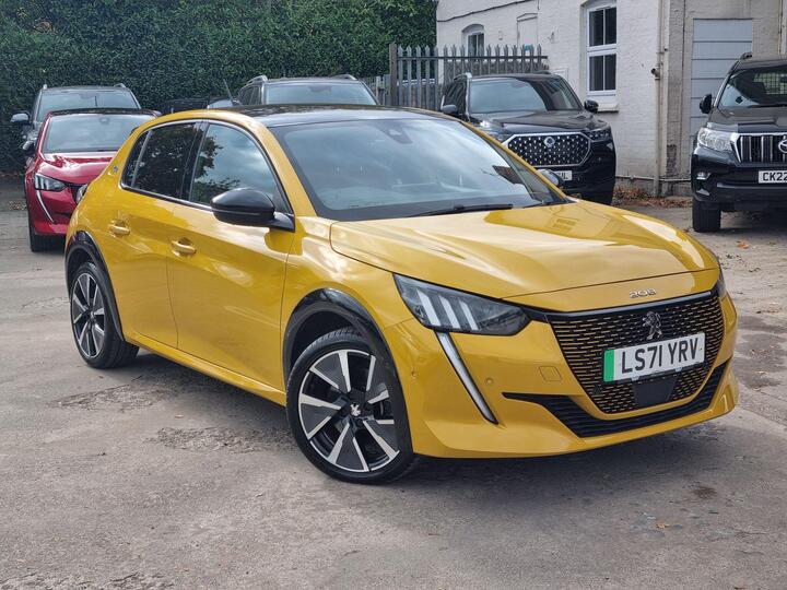 Peugeot E-208 50kWh GT Auto 5dr Peugeot E-208 50kWh GT Auto 5dr