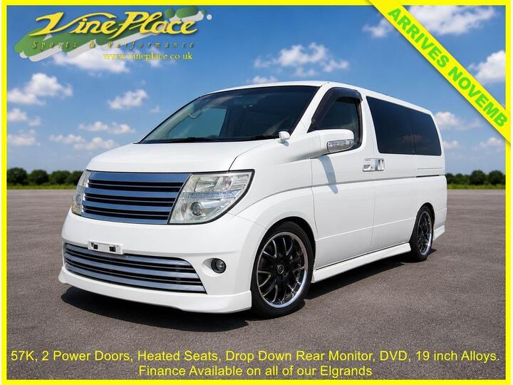 Nissan ELGRAND 3.5 Rider SIII, Auto, 8 Seats, 55K Miles.7 + FINANCE AT Www.vineplace.co.uk +