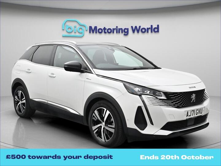 Peugeot 3008 1.6 13.2kWh GT E-EAT Euro 6 (s/s) 5dr