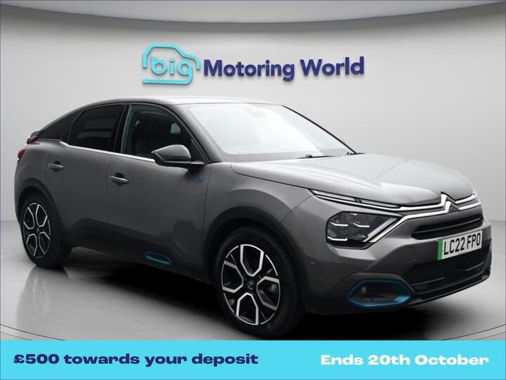 Citroen E-C4 50kWh Shine Plus Auto 5dr (7.4kW Charger)