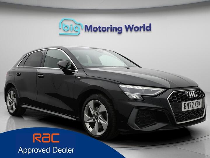 Audi A3 1.4 TFSIe 40 S Line Sportback S Tronic Euro 6 (s/s) 5dr 13kWh