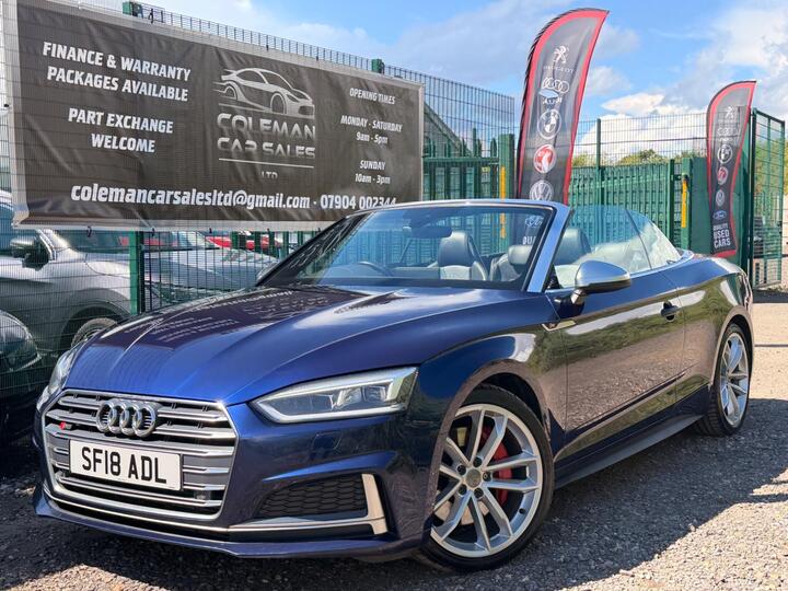 Audi S5 3.0 TFSI V6 Cabriolet Tiptronic Quattro Euro 6 (s/s) 2dr