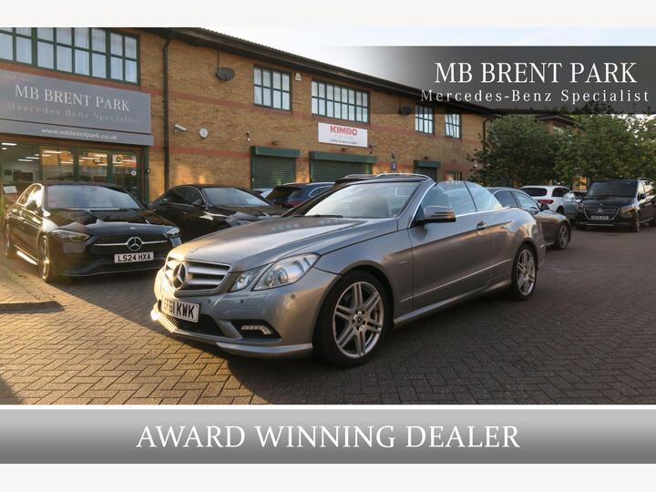 Mercedes-Benz E Class 2.1 E220 CDI BlueEfficiency Sport Cabriolet G-Tronic+ Euro 5 (s/s) 2dr