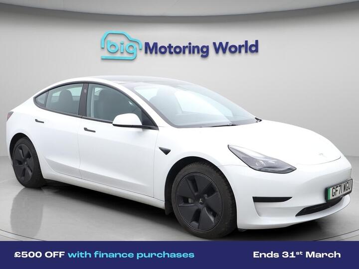 Tesla Model 3 Standard Range Plus Auto RWD 4dr