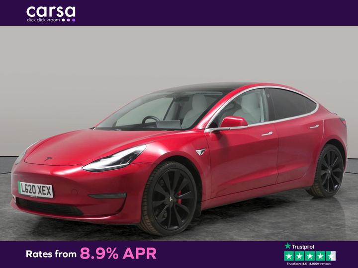 Tesla Model 3 (Dual Motor) Performance Auto 4WDE 4dr (Performance Upgrade)