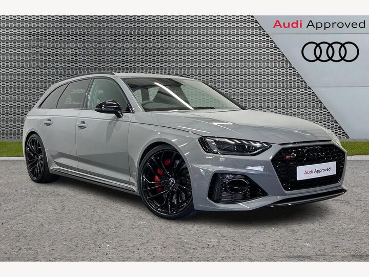 Audi Rs 4 Avant 2.9 TFSI V6 Carbon Black Tiptronic Quattro Euro 6 (s/s) 5dr Audi Rs 4 Avant 2.9 TFSI V6 Carbon Black Tiptronic Quattro Euro 6 (s/s) 5dr
