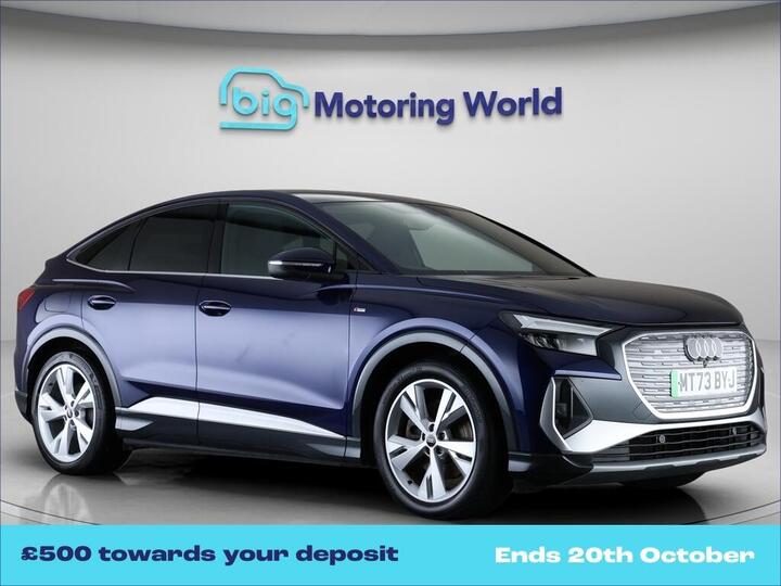 Audi Q4 E-tron 40 S Line Sportback Auto 5dr 82kWh