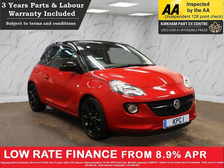 Vauxhall ADAM 1.2i EcoFLEX ENERGISED Euro 6 (s/s) 3dr