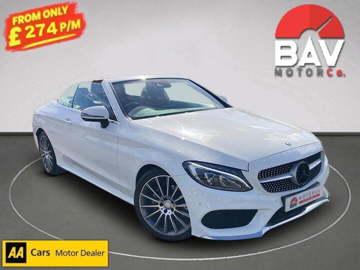 Mercedes-Benz C Class 2.1 C220d AMG Line Cabriolet G-Tronic+ Euro 6 (s/s) 2dr