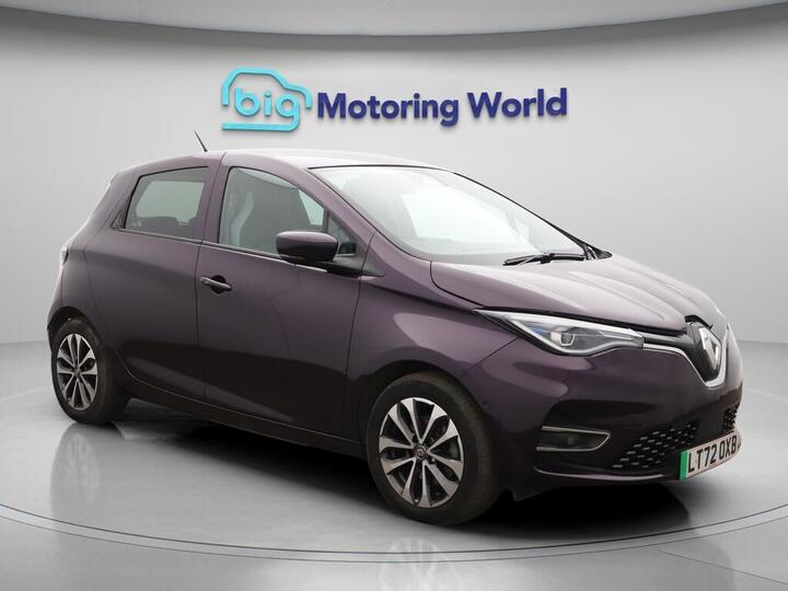 Renault Zoe R135 EV50 52kWh GT Line + Auto 5dr (Rapid Charge)