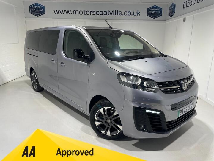 Vauxhall Vivaro Life 50kWh Ultimate Auto LWB 5dr (8 Seat, 11kW Charger)
