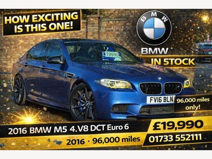 BMW M5 4.4 V8 DCT Euro 6 (s/s) 4dr