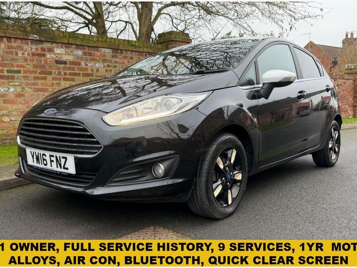Ford FIESTA 1.0T EcoBoost Zetec Black Edition Euro 6 (s/s) 5dr