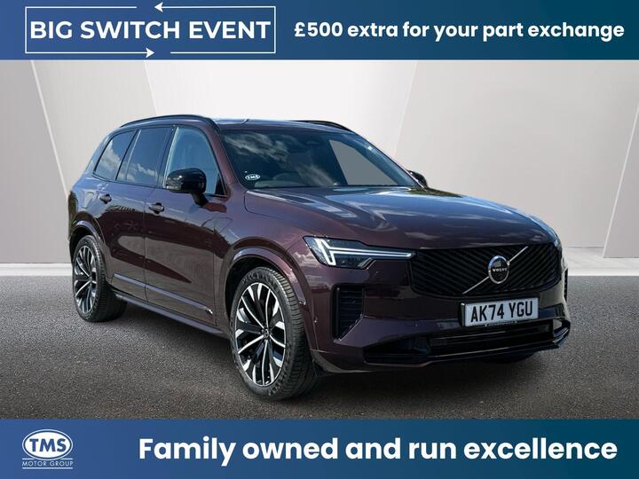 Volvo XC90 2.0 T8 18.8kWh Ultra Dark Auto 4WD Euro 6 (s/s) 5dr