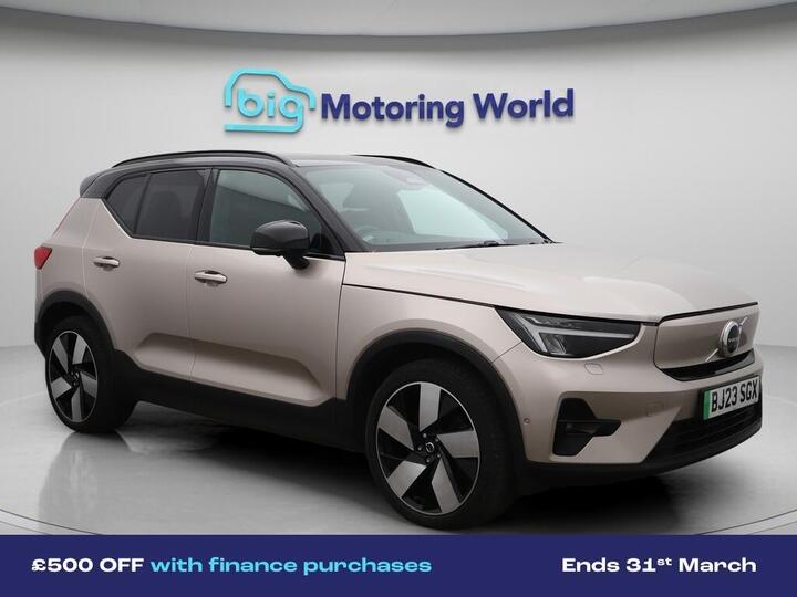 Volvo XC40 Recharge Twin 82kWh Ultimate Auto AWD 5dr