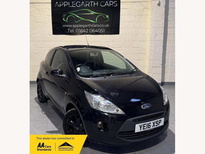 Ford KA 1.2 Zetec Black Edition Euro 6 (s/s) 3dr