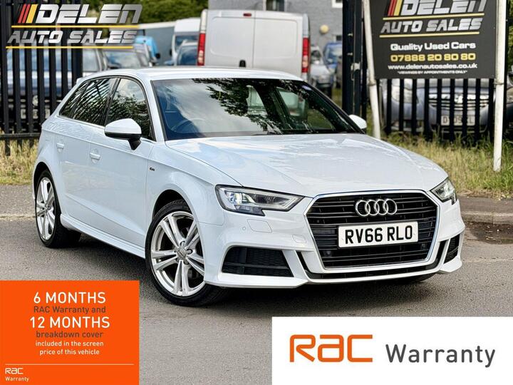 Audi A3 2.0 TFSI S Line Sportback Euro 6 (s/s) 5dr