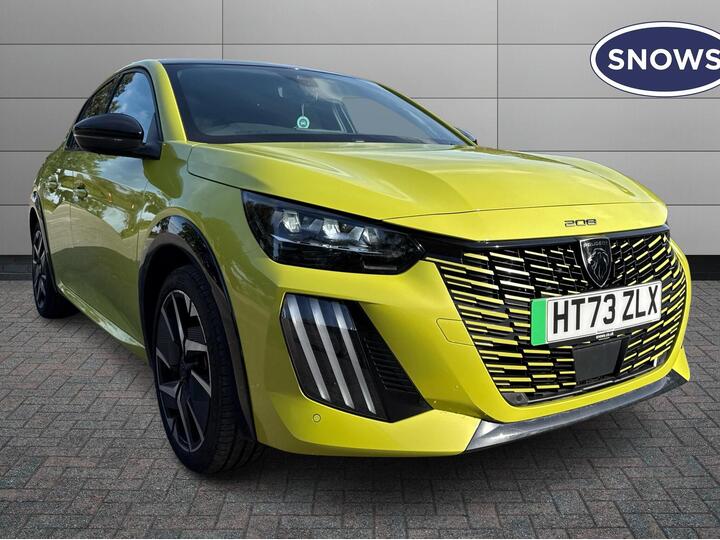 Peugeot E-208 51kWh GT Auto 5dr (7.4kW Charger) Peugeot E-208 51kWh GT Auto 5dr (7.4kW Charger)