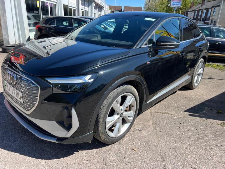 Audi Q4 E-tron 50 S Line Sportback Auto Quattro 5dr 82kWh Audi Q4 E-tron 50 S Line Sportback Auto Quattro 5dr 82kWh