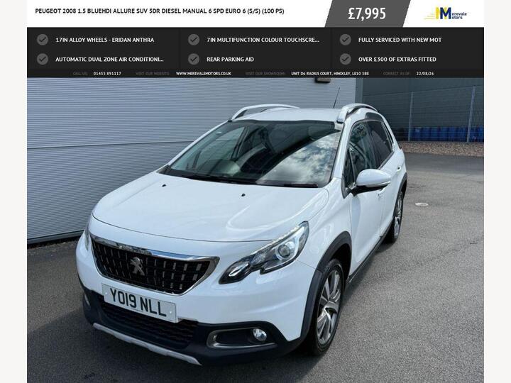 Peugeot 2008 1.5 BlueHDi Allure Euro 6 (s/s) 5dr