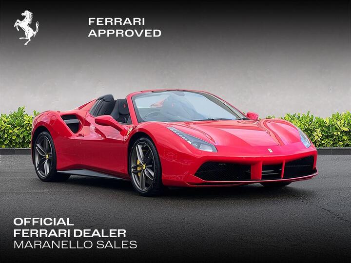 Ferrari 488 3.9T V8 Spider F1 DCT Euro 6 (s/s) 2dr Ferrari 488 3.9T V8 Spider F1 DCT Euro 6 (s/s) 2dr