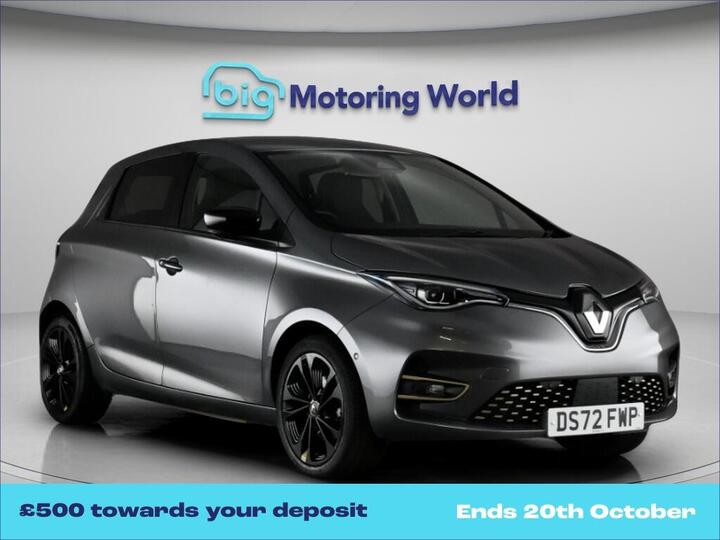 Renault Zoe R135 EV50 52kWh Iconic Auto 5dr (Boost Charge)