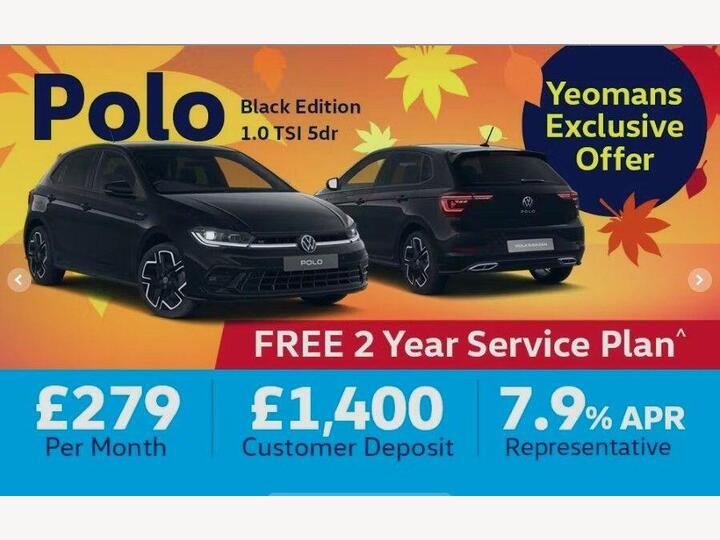 Volkswagen Polo 1.0 TSI Black Edition Euro 6 (s/s) 5dr