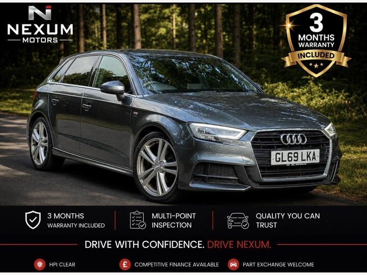 Audi A3 1.5 TFSI CoD 35 S Line Sportback S Tronic Euro 6 (s/s) 5dr
