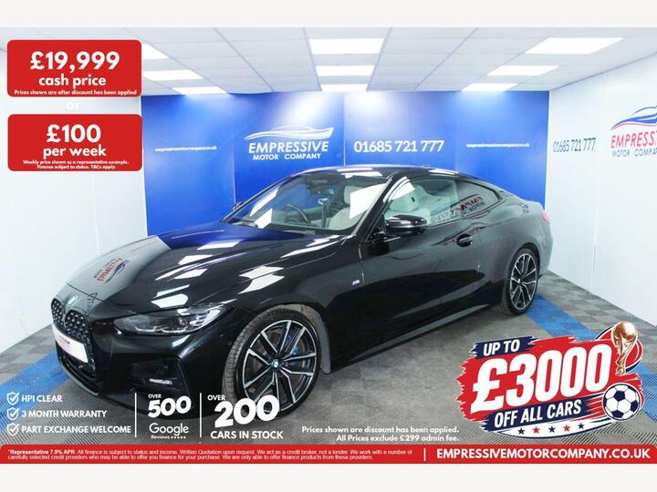 BMW 4 SERIES 2.0 420d MHT M Sport Auto Euro 6 (s/s) 2dr