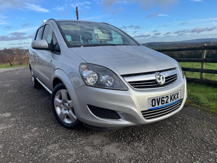 Vauxhall Zafira 1.7 CDTi EcoFLEX Exclusiv Euro 5 5dr (SNav)