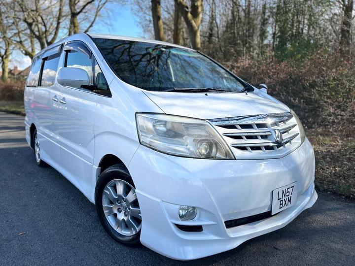 Toyota Alphard 2.4 VVTI E-FOUR WHITE 5 DOOR ELECTRIC DR