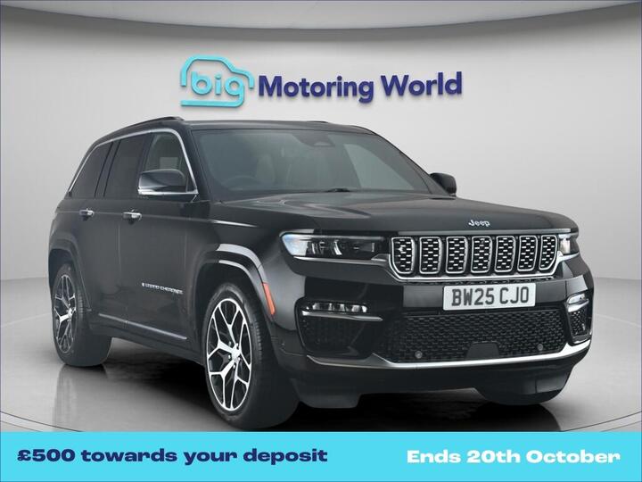 Jeep Grand Cherokee 2.0 17.3kWh Summit Reserve Auto 4xe Euro 6 (s/s) 5dr