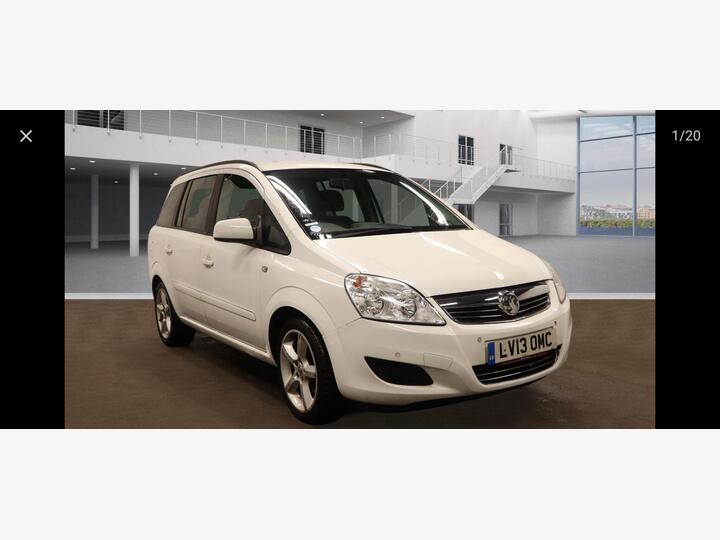 Vauxhall Zafira 1.6 16V Exclusiv Euro 5 5dr
