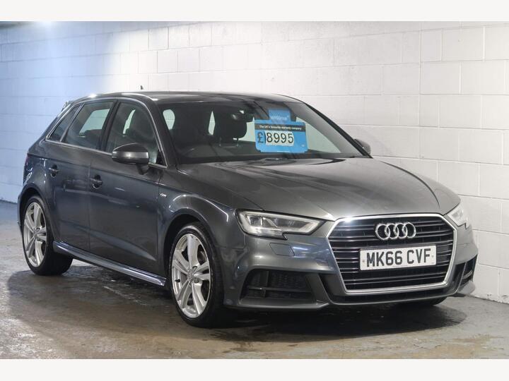 Audi A3 1.6 TDI S Line Sportback Euro 6 (s/s) 5dr