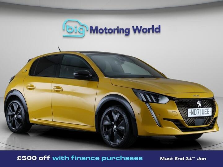 Peugeot E-208 50kWh GT Auto 5dr