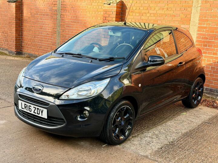 Ford Ka 1.2 Zetec Black Edition Euro 6 (s/s) 3dr