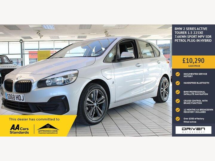 BMW 2 SERIES ACTIVE TOURER 1.5 225xe 7.6kWh Sport Auto 4WD Euro 6 (s/s) 5dr