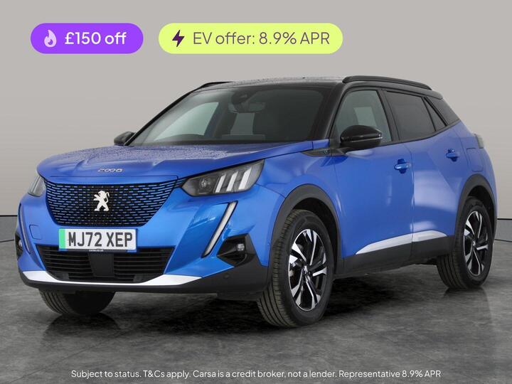 Peugeot E-2008 50kWh GT Auto 5dr (7kW Charger) Peugeot E-2008 50kWh GT Auto 5dr (7kW Charger)