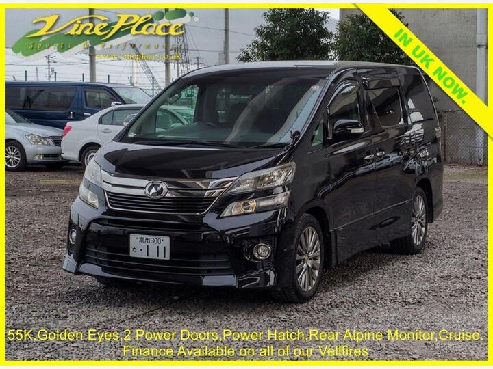 Toyota VELLFIRE 2.4Z Golden Eyes 2, Auto, 7 Seats, 55K. + FINANCE AT Www.vineplace.co.uk +