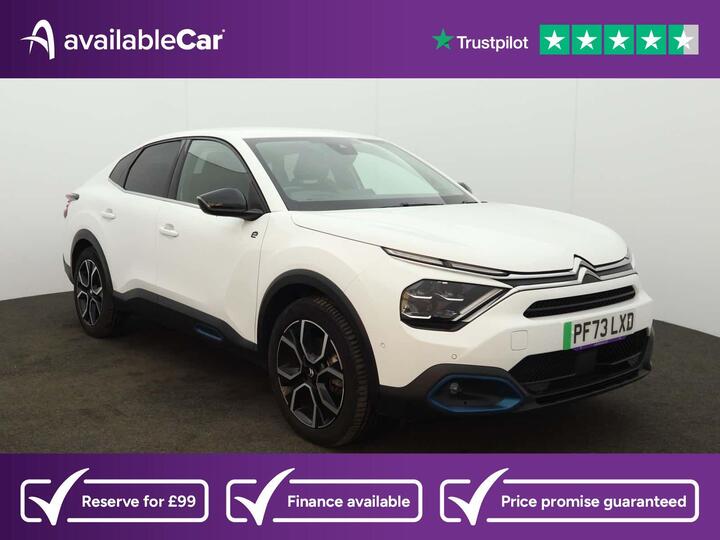 Citroen E-C4 X 50kWh Shine Plus Fastback Auto 4dr (7.4kW Charger)