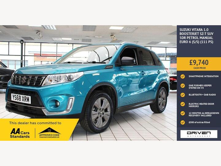 Suzuki VITARA 1.0 Boosterjet SZ-T Euro 6 (s/s) 5dr Suzuki VITARA 1.0 Boosterjet SZ-T Euro 6 (s/s) 5dr