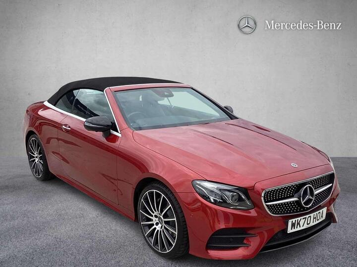 Mercedes-Benz E Class 2.0 E220d AMG Line (Premium Plus) Cabriolet G-Tronic+ Euro 6 (s/s) 2dr Mercedes-Benz E Class 2.0 E220d AMG Line (Premium Plus) Cabriolet G-Tronic+ Euro 6 (s/s) 2dr