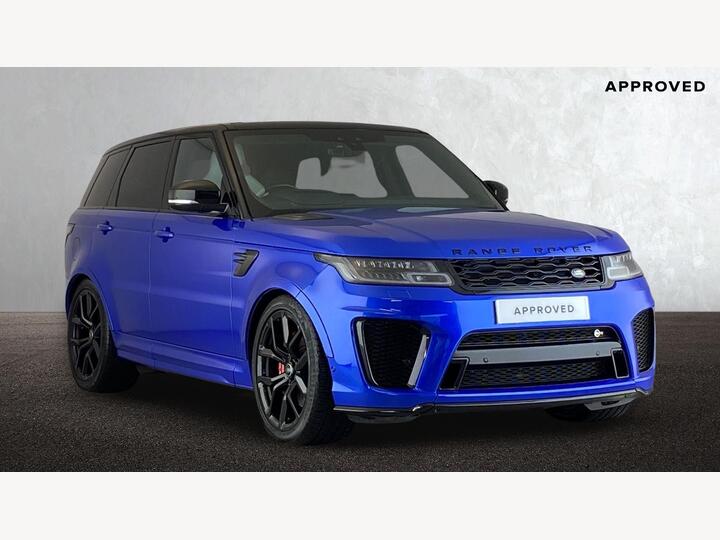 Land Rover Range Rover Sport 5.0 P575 V8 SVR Auto 4WD Euro 6 (s/s) 5dr Land Rover Range Rover Sport 5.0 P575 V8 SVR Auto 4WD Euro 6 (s/s) 5dr