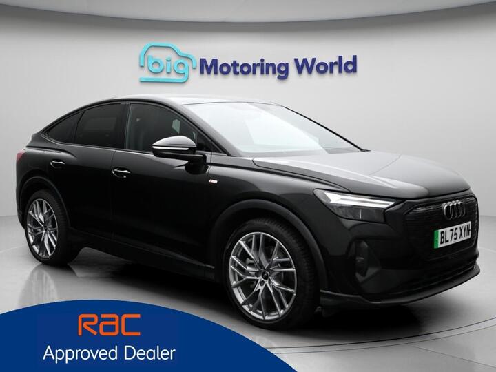 Audi Q4 E-tron 40 Black Edition Sportback Auto 5dr 63kWh Audi Q4 E-tron 40 Black Edition Sportback Auto 5dr 63kWh