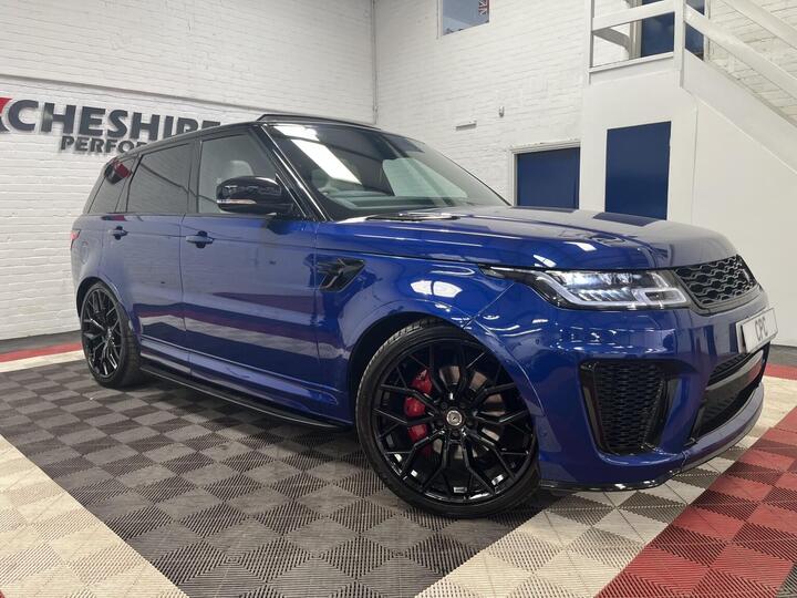 Land Rover RANGE ROVER SPORT 5.0 P575 V8 SVR Auto 4WD Euro 6 (s/s) 5dr Land Rover RANGE ROVER SPORT 5.0 P575 V8 SVR Auto 4WD Euro 6 (s/s) 5dr