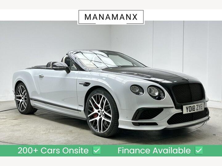 Bentley Continental 6.0 W12 GTC Supersports Auto 4WD Euro 6 2dr
